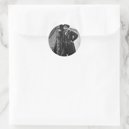 Algemene subsidie ronde sticker (Tas)