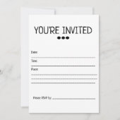 Algemene Uitnodiging (Voorkant)