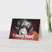 Algemene verjaardag - het Bemoeizieke Puppy van Kaart (Voorkant)