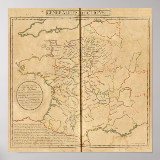 Algemene verkiezingen in Frankrijk Poster (Voorkant)