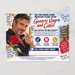 Algemene Viagra & Cialis Medicare Dekkingsbeoordel Briefkaart