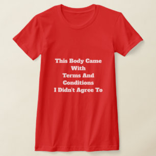 Algemene voorwaarden T-Shirt