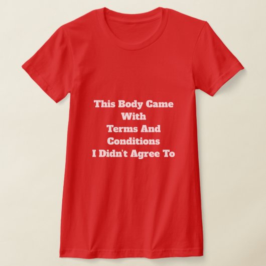 Algemene voorwaarden T-Shirt (Laagn)