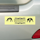 Algemene waarschuwing voor Surgean Bumpersticker (Op auto)