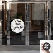 Algemene Wimper Extensies Salon Spa Raamsticker (Kantoordeur)