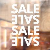 Algemene Zakelijke Winkel Eenvoudige Verkoop Voork Raamsticker (Vel 2)