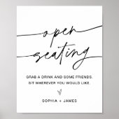 ALGEMENE Zitplaatsaanduiding Poster (Voorkant)