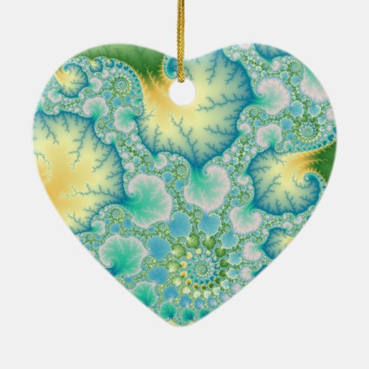 Algen - Fractal Keramisch Ornament (Achterkant)