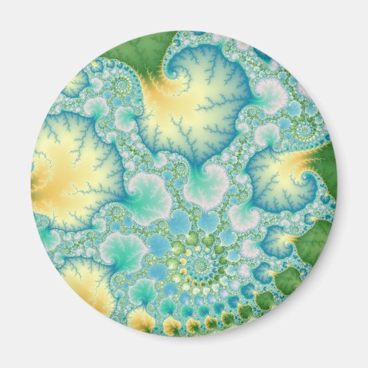 Algen - Fractal Magneet (Voorkant)