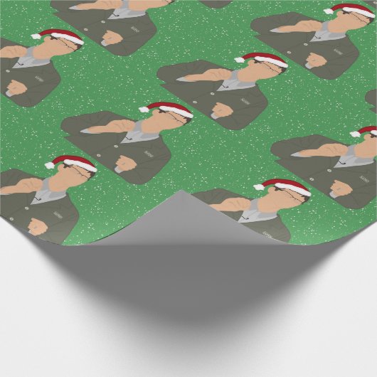 Algen Guy Christmas Cadeaupapier (Hoek)