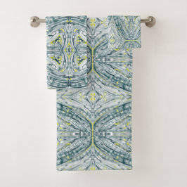 algen onder glas bad handdoek