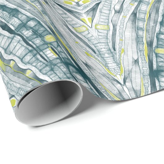 algen onder glas cadeaupapier (Rol Hoek)