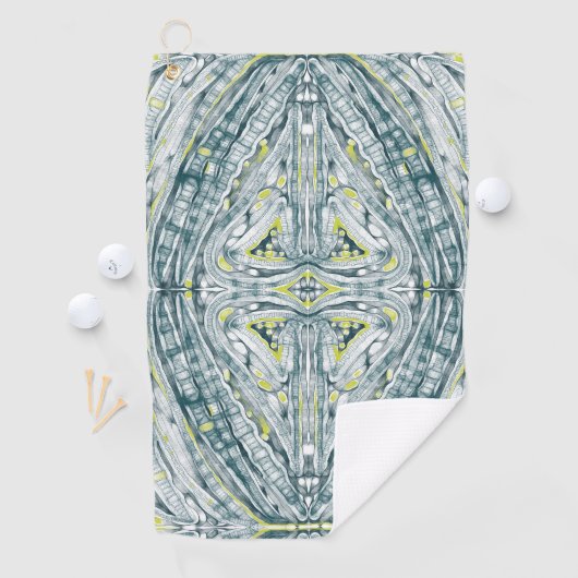 algen onder glas golfhanddoek (Insitu)