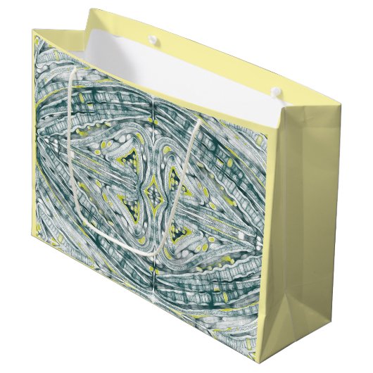 algen onder glas groot cadeauzakje (Voorkant Gekanteld)