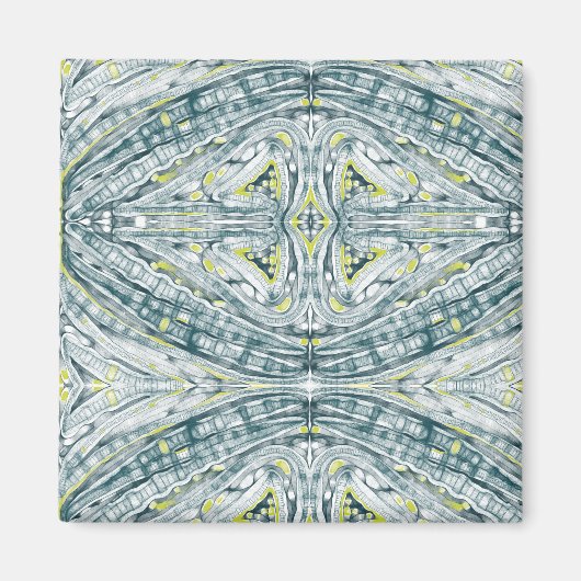 algen onder glas magneet (Voorkant)