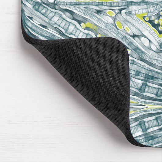 algen onder glas muismat (Hoek)