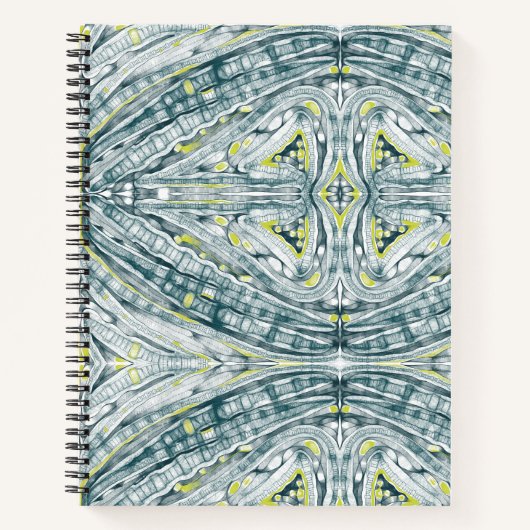 algen onder glas notitieboek (Voorkant)