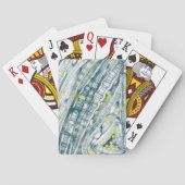 algen onder glas pokerkaarten (Achterkant)