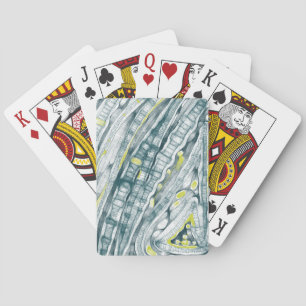 algen onder glas pokerkaarten
