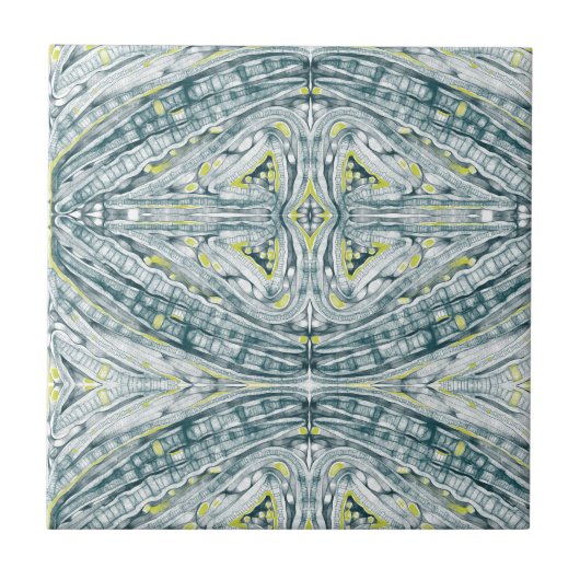 algen onder glas tegeltje (Voorkant)