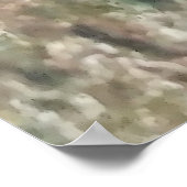 Algeneter in een aquarium. poster (Hoek)