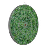 Algengroene achtergrond dartbord (Voorkant Links)