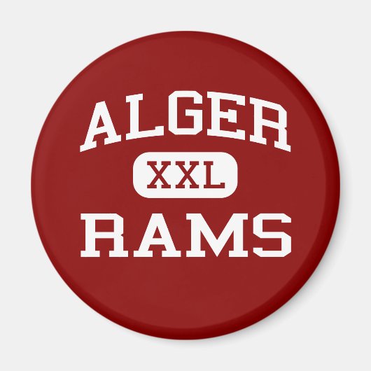 Alger - Rammen - Alger Middle School - Alger Ohio Magneet (Voorkant)