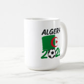 Algeria 2026 Soccer Fan Design with Crescent Star  Koffiemok (Voorkant rechts)