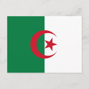 ALGERIA FLAG BRIEFKAART