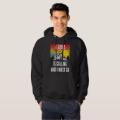 Algeria Is Calling And I Must Go, Wavy Sunset Desi Hoodie (Voorkant volledig)