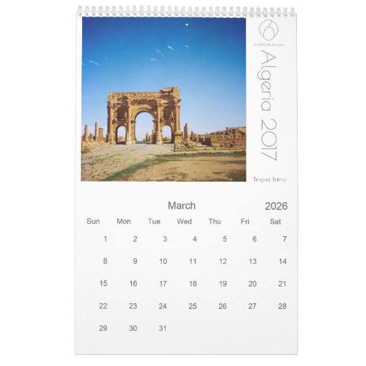 ALGERIA kalender 2017 van Ibn Ibn Battuta (Engels) (Mar 2026)