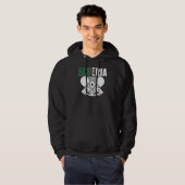 Algeria Table Tennis Support Algerian Ping Pong T Hoodie (Voorkant volledig)