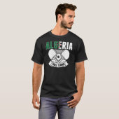 Algeria Table Tennis Support Algerian Ping Pong T T-shirt (Voorkant volledig)
