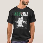 Algeria Table Tennis  Support Algerian Ping Pong T T-shirt (Voorkant)