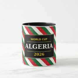 Algeria Voetbalfan 2026 met Stunning Patronen Mok