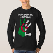 Algerian Flag Printed Palm T-shirt (Voorkant)