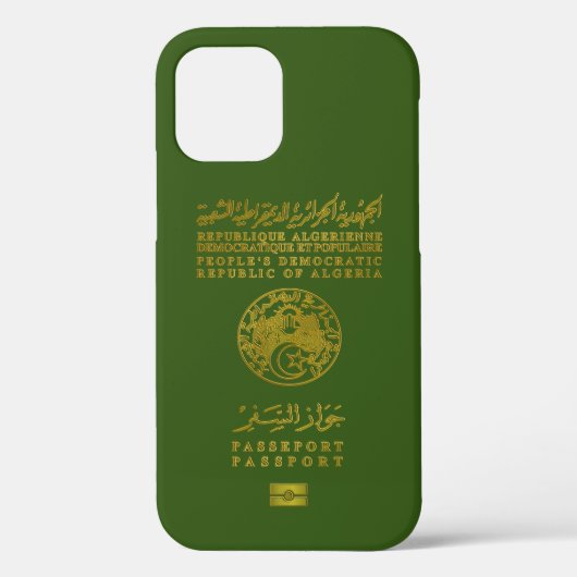 Algerian passport Case-Mate iPhone case (Achterkant)
