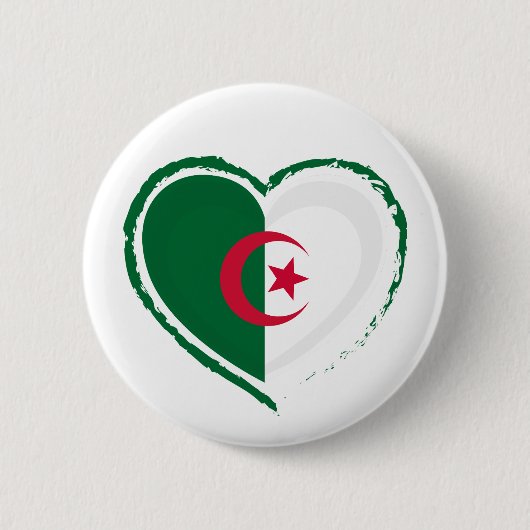 Algerian Pride - For real Algerians. Ronde Button 5,7 Cm (Voorkant)