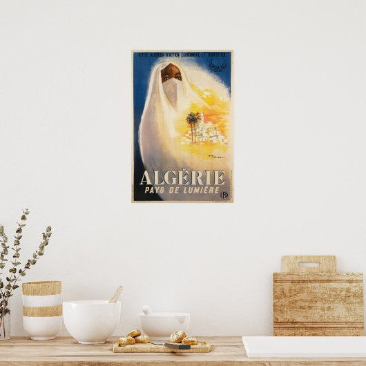 Algérie, pays de lumière, North Africa  Poster (Keuken)
