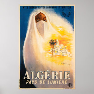 Algérie, pays de lumière, North Africa  Poster