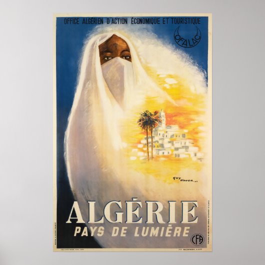 Algérie, pays de lumière, North Africa  Poster (Voorkant)
