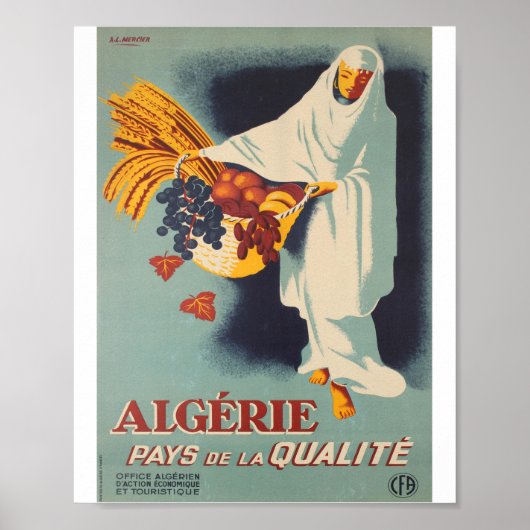 ALGERIE POSTER (Voorkant)