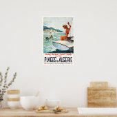 Algérie, Soleil, Natuur, Sport, reisposter Poster (Keuken)