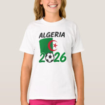 Algerije 2026 Voetbalfan Design met Halve Maan Ste