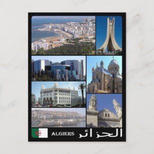 Algerije - Algeri - I Love - Briefkaart