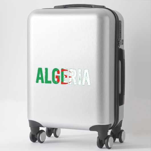 Algerije, Algerije Sticker (Koffer)
