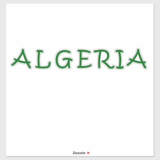 Algerije, algerije sticker (Vel)