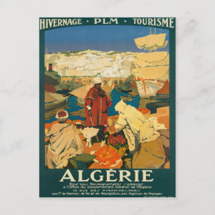 Algerije - Algerije Vintage Travel Poster Briefkaart