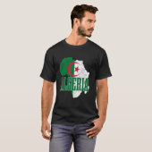 Algerije Algerijnse vlag Afrikaanse roots Pride T-shirt (Voorkant volledig)