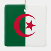 Algerije (Algerijnse) Vlag Keramisch Ornament (Achterkant)